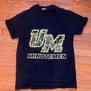 UMass Amherst Black Army T-shirt